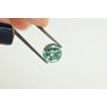 Round Diamond Fancy Green Color 2.01 Carat SI1
