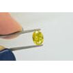 Oval Diamond Fancy Yellow Color 1.20 Carat SI2 IGI Certified