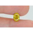 Oval Diamond Fancy Yellow Color 1.20 Carat SI2 IGI Certified
