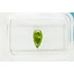 Pear Shape Diamond Fancy Green 0.52 Carat SI2 IGI Certificate