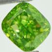 Cushion Shaped Diamond Fancy Green VS2 Certified 1.23 Carat