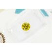 Round Diamond Fancy Yellow Color 0.91 Carat SI1 IGI Certificate