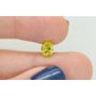 Oval Cut Diamond Fancy Yellow IGI Certified 1.01 Carat SI1