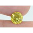 Round Cut Diamond Fancy Yellow SI2 1.51 Carat