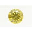 Round Cut Diamond Fancy Yellow 2.51 Carat VS2