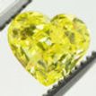 Heart Diamond Fancy Yellow Color 1.70 Carat SI1