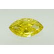 Marquise Shape Diamond Fancy Yellow Color SI1 2.00 Carat