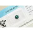 Round Cut Diamond Green Color SI1 IGI Certificate 1.03 Carat