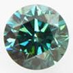 Round Cut Diamond Green Color SI1 IGI Certificate 1.03 Carat