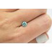 Loose Round Shape Fancy Turquoise Diamond 0.77 Carat