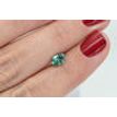 Fancy Green Oval Diamond 0.71 Carat VS2