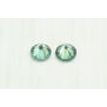 Loose Matching Pair Fancy Green Round Shape Real Diamonds 0.72 Carat VS2/SI1 4.40mm