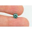Loose Round Shape Fancy Green Diamond 0.98 Carat 5.97X5.91 MM