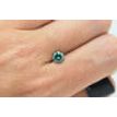 Loose Round Shape Fancy Green Diamond 0.98 Carat 5.97X5.91 MM