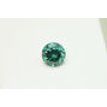 Loose Round Shape Fancy Green Diamond 0.98 Carat 5.97X5.91 MM