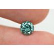 Loose Round Shape Fancy Green Diamond 0.98 Carat 5.97X5.91 MM