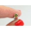 Round Shape Diamond Fancy Olive Green Loose 1.01 Carat VS2