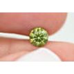 Fancy Green Round Diamond 0.81 Carat SI2