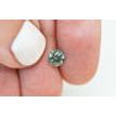 Loose Round Shape Fancy Green Diamond 0.72 Carat SI1