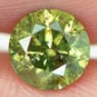 Loose Round Diamond Fancy Green 0.86 Carat