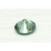 Loose Round Shape Diamond Fancy Green Color 1.01 Carat SI1 Certified Enhanced
