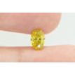 Oval Shape Diamond Fancy Yellow Color 1.00 Carat VVS2