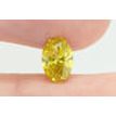 Oval Shape Diamond Fancy Yellow Color 1.00 Carat VVS2
