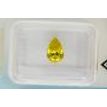 Pear Shape Diamond Fancy Yellow IGI Certified 1.00 Carat SI1