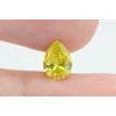 Pear Shape Diamond Fancy Yellow Color 1.00 Carat SI1