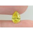 Pear Shape Diamond Fancy Yellow Color 1.00 Carat SI1