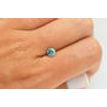 Loose Turquoise Diamond Fancy Color Round Cut Natural Enhanced 0.71 Carat I1