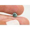 Loose Turquoise Diamond Fancy Color Round Cut Natural Enhanced 0.71 Carat I1