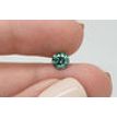 Fancy Green Round Cut Diamond 0.90 Carat VS1
