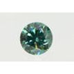 Fancy Green Round Cut Diamond 0.90 Carat VS1