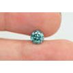 Loose Turquoise Round Diamond 0.90 Carat SI1