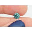 Loose Turquoise Round Diamond 0.90 Carat SI1