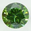 Round Cut Diamond Fancy Green Color 1.13 Carat VVS2