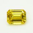 Emerald Diamond Fancy Yellow Color 0.98 Carat VVS2