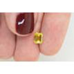 Emerald Diamond Fancy Yellow Color 0.98 Carat VVS2