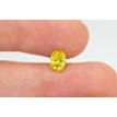 Fancy Yellow Oval Diamond 0.91 Carat SI2