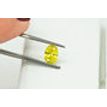 Fancy Yellow Oval Diamond 0.91 Carat SI2