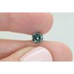 Round Cut Diamond Fancy Green Loose VS2 0.92 Carat