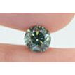 Round Cut Diamond Fancy Green Loose VVS2 0.91 Carat