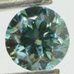 Round Cut Diamond Fancy Green Loose VVS2 0.91 Carat