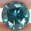 Fancy Green Round Diamond 1.06 Carat VVS2