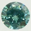 Round Cut Diamond Fancy Green Color 1.02 Carat VS2
