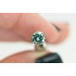 Round Cut Diamond Loose Fancy Green Color 0.96 Carat SI1