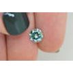 Round Cut Diamond Loose Fancy Green Color 0.96 Carat SI1