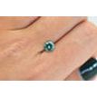 Round Cut Diamond Loose Fancy Green Color 0.96 Carat SI1