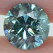 Round Cut Diamond Fancy Green Color VS2 0.90 Carat